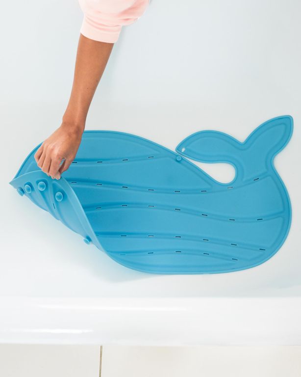 Коврик для купания ребенка – Китенок, голубой  
